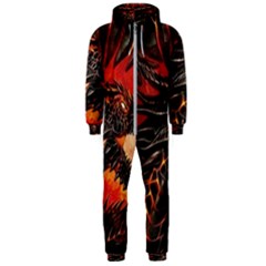 Dragon Hooded Jumpsuit (men)  by Sudhe