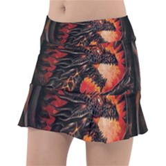 Dragon Tennis Skirt by Sudhe