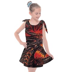 Dragon Kids  Tie Up Tunic Dress by Sudhe