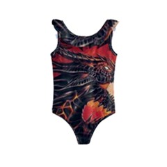 Dragon Kids  Frill Swimsuit by Sudhe