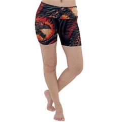 Dragon Lightweight Velour Yoga Shorts by Sudhe