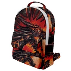 Dragon Flap Pocket Backpack (small) by Sudhe