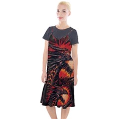 Dragon Camis Fishtail Dress by Sudhe