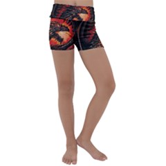 Dragon Kids  Lightweight Velour Yoga Shorts by Sudhe