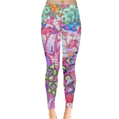 Trippy Forest Full Version Leggings  by okhismakingart