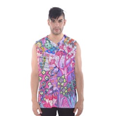 Trippy Forest Full Version Men s Basketball Tank Top by okhismakingart