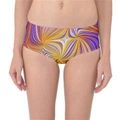 Electric Field Art Lii Mid-waist Bikini Bottoms by okhismakingart