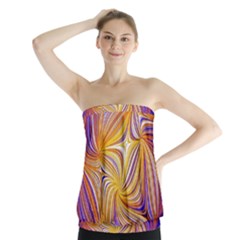 Electric Field Art Lii Strapless Top by okhismakingart