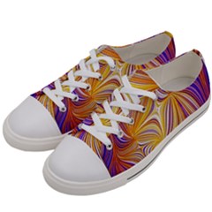 Electric Field Art Lii Women s Low Top Canvas Sneakers by okhismakingart