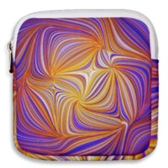 Electric Field Art Lii Mini Square Pouch by okhismakingart