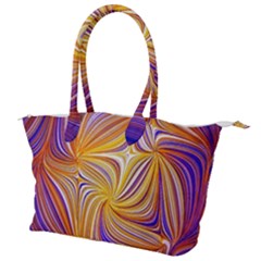 Electric Field Art Lii Canvas Shoulder Bag by okhismakingart