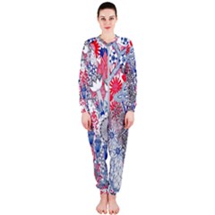 Floral Jungle  Onepiece Jumpsuit (ladies)  by okhismakingart