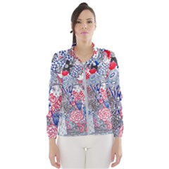 Floral Jungle  Women s Windbreaker