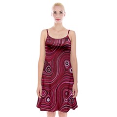 Electric Field Art Xxxviii Spaghetti Strap Velvet Dress by okhismakingart