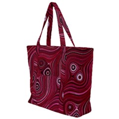 Electric Field Art Xxxviii Zip Up Canvas Bag