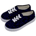 Neon Oriental Characters Print Pattern Kids  Classic Low Top Sneakers View2