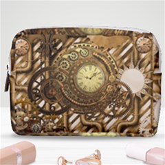 Wonderful Steampunk Design, Awesome Clockwork Make Up Pouch (medium) by FantasyWorld7