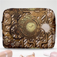 Wonderful Steampunk Design, Awesome Clockwork Make Up Pouch (large) by FantasyWorld7