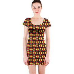 Rby 1 Short Sleeve Bodycon Dress by ArtworkByPatrick