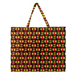 Rby 1 Zipper Large Tote Bag by ArtworkByPatrick