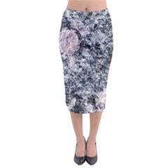 Garden Of The Phoenix Granite Midi Pencil Skirt by Riverwoman