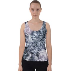 Garden Of The Phoenix Granite Velvet Tank Top by Riverwoman