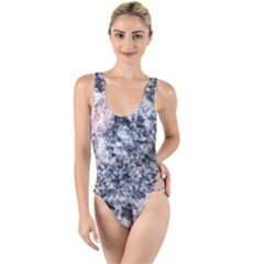 Garden Of The Phoenix Granite High Leg Strappy Swimsuit by Riverwoman