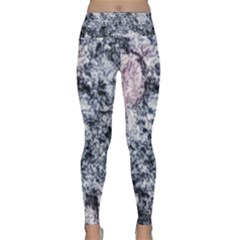 Garden Of The Phoenix Granite Lightweight Velour Classic Yoga Leggings by Riverwoman