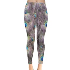 Peacock Bird Pattern Leggings  by Pakrebo