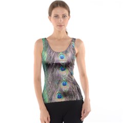 Peacock Bird Pattern Tank Top by Pakrebo