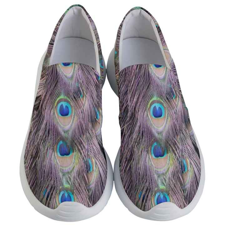 Peacock Bird Pattern Women s Lightweight Slip Ons