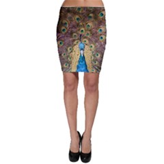 Peacock Feather Peacock Feather Bodycon Skirt by Pakrebo