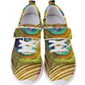 Peacock Feather Colorful Peacock Men s Velcro Strap Shoes View1