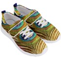 Peacock Feather Colorful Peacock Men s Velcro Strap Shoes View3