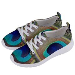 Peacock Feather Close Up Macro Women s Lightweight Sports Shoes