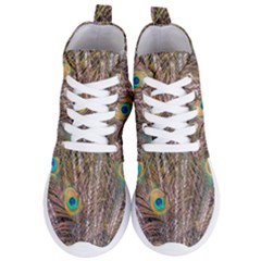 Pen Peacock Wheel Plumage Colorful Women s Lightweight High Top Sneakers