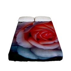 Favorite Rose  Fitted Sheet (full/ Double Size) by okhismakingart