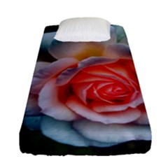 Favorite Rose  Fitted Sheet (single Size) by okhismakingart