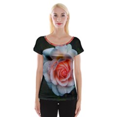 Favorite Rose  Cap Sleeve Top by okhismakingart