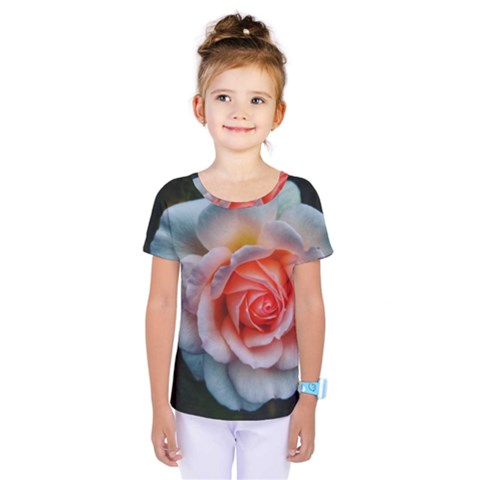 Favorite Rose  Kids  One Piece Tee by okhismakingart