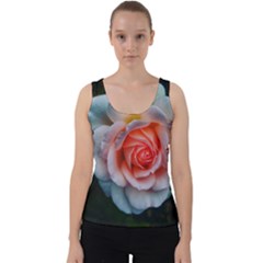 Favorite Rose  Velvet Tank Top by okhismakingart