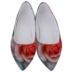 Favorite Rose  Women s Low Heels by okhismakingart