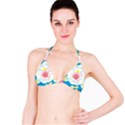 Favorite Rose Watercolor   Bikini Top View1