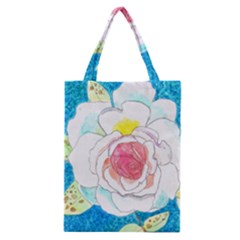 Favorite Rose Watercolor   Classic Tote Bag by okhismakingart