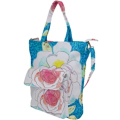 Favorite Rose Watercolor   Shoulder Tote Bag by okhismakingart