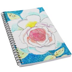 Favorite Rose Watercolor   5 5  X 8 5  Notebook by okhismakingart