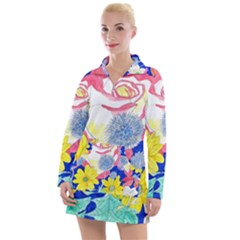 London Flora  Women s Hoodie Dress by okhismakingart