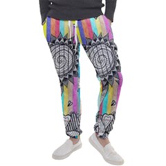 Striped Flower Men s Jogger Sweatpants