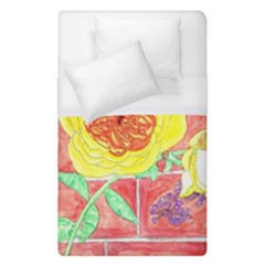 Reid Hall Rose Watercolor Duvet Cover (single Size) by okhismakingart