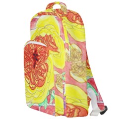 Reid Hall Rose Watercolor Double Compartment Backpack by okhismakingart